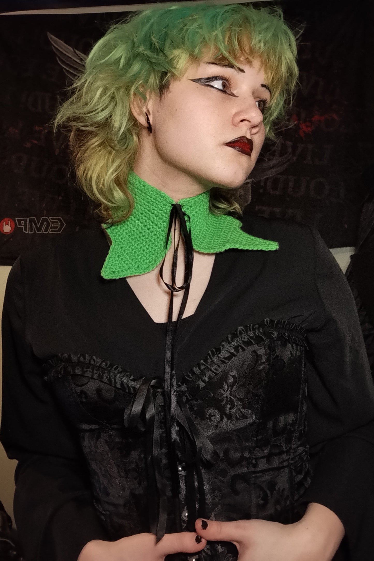 Bat Collar Crochet PDF Pattern