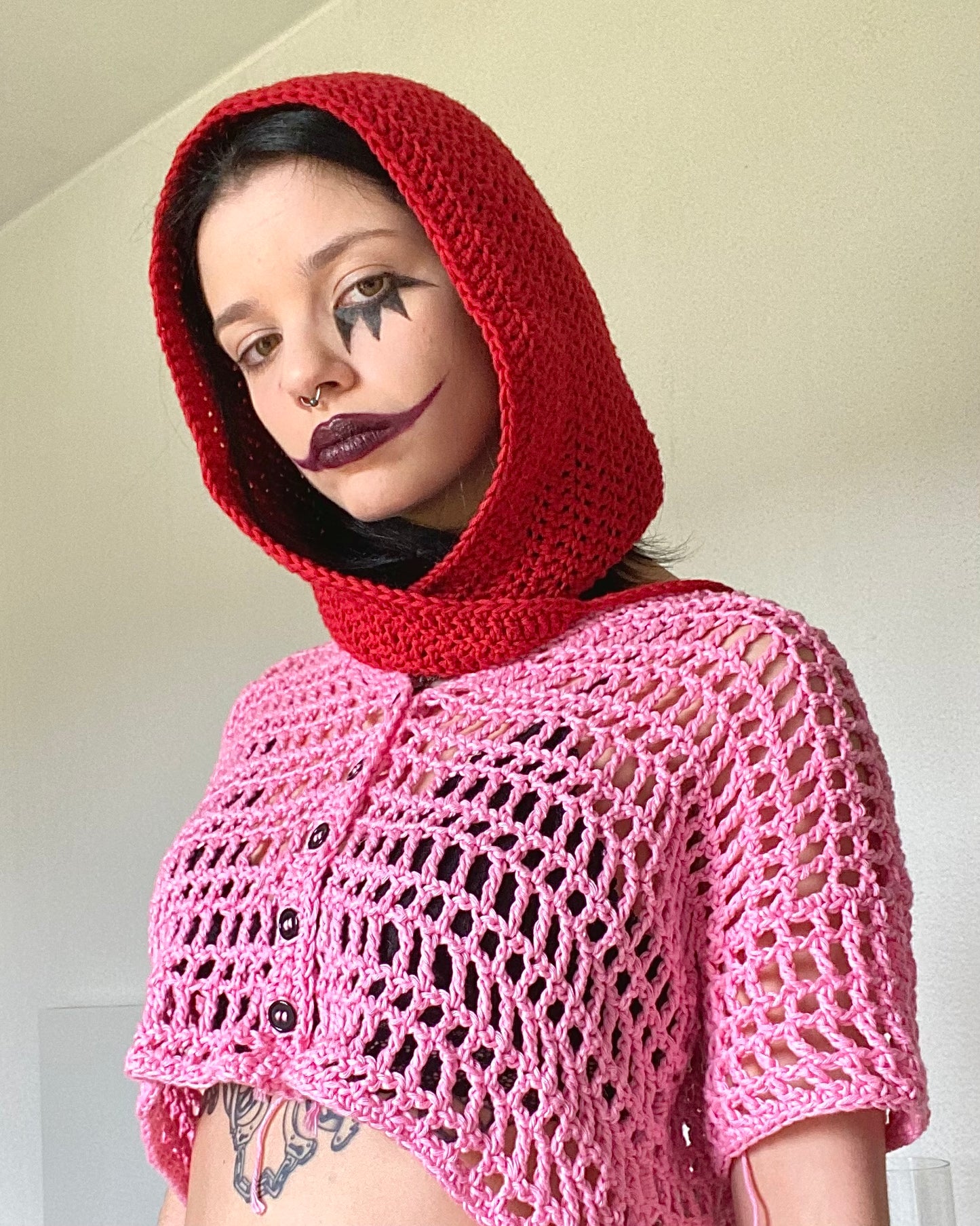 Corazon Hood / Bonnet Crochet Pattern PDF