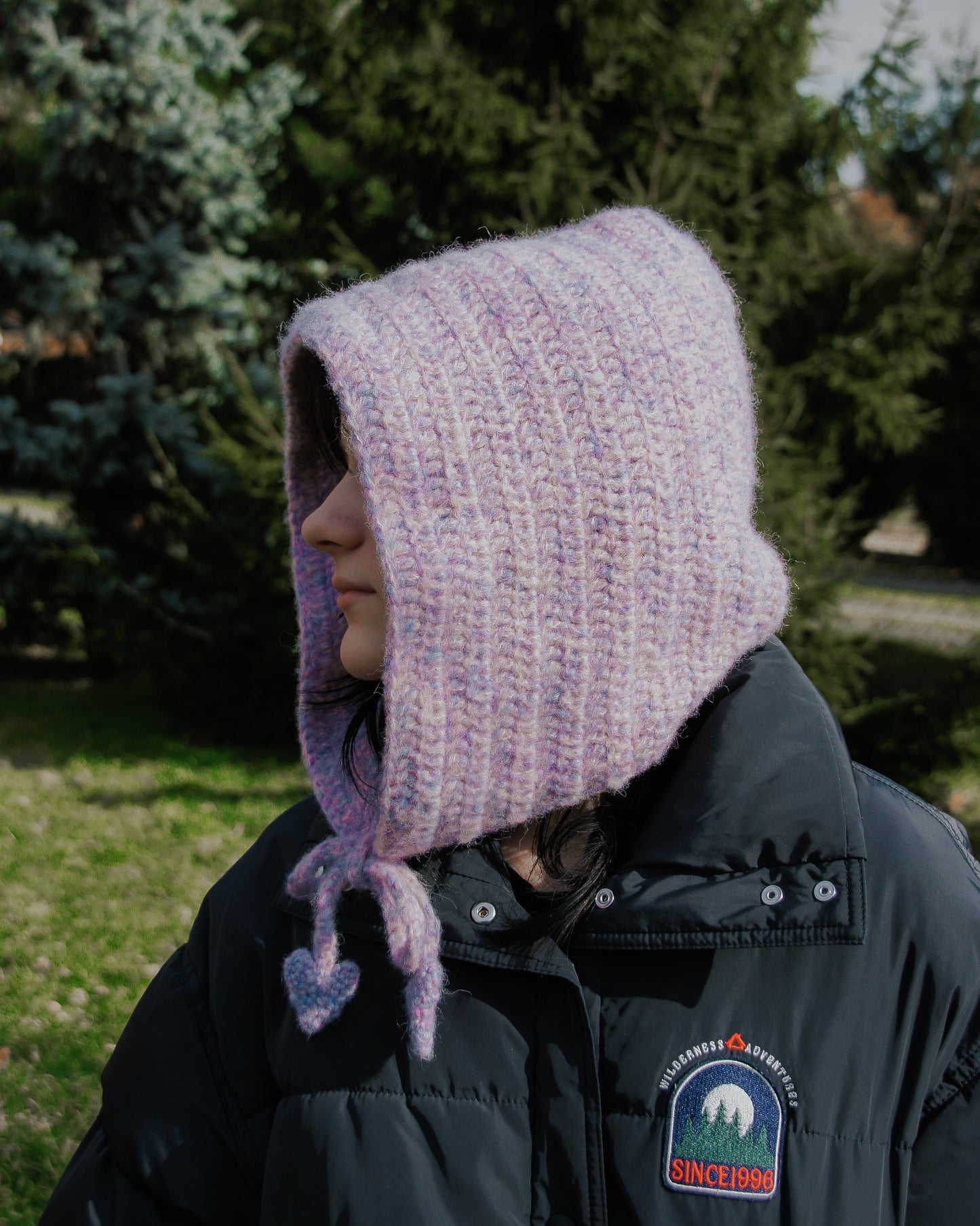 Corazon Hood / Bonnet Crochet Pattern PDF