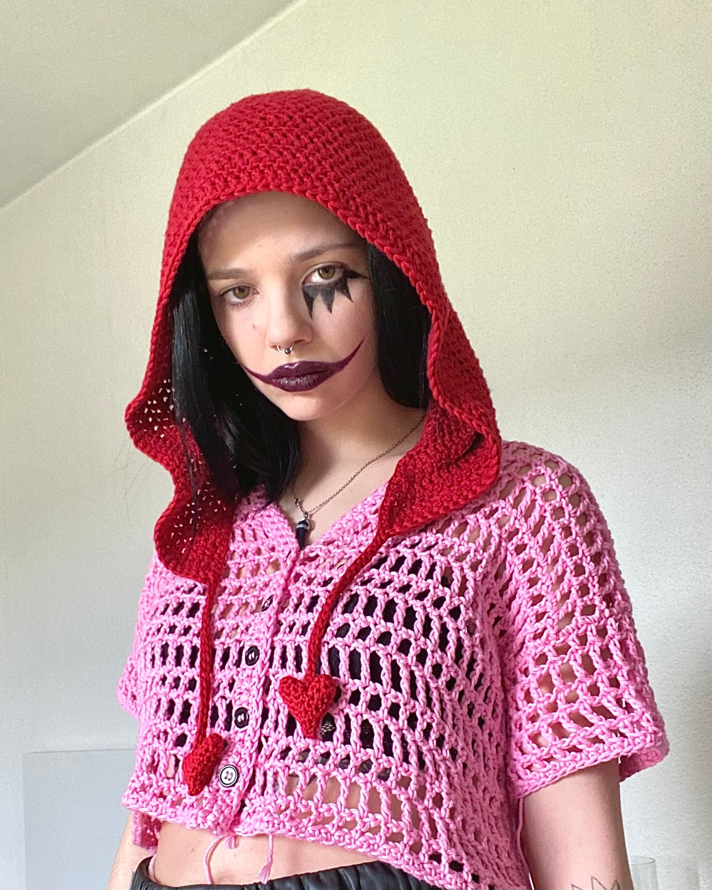 Corazon Hood / Bonnet Crochet Pattern PDF