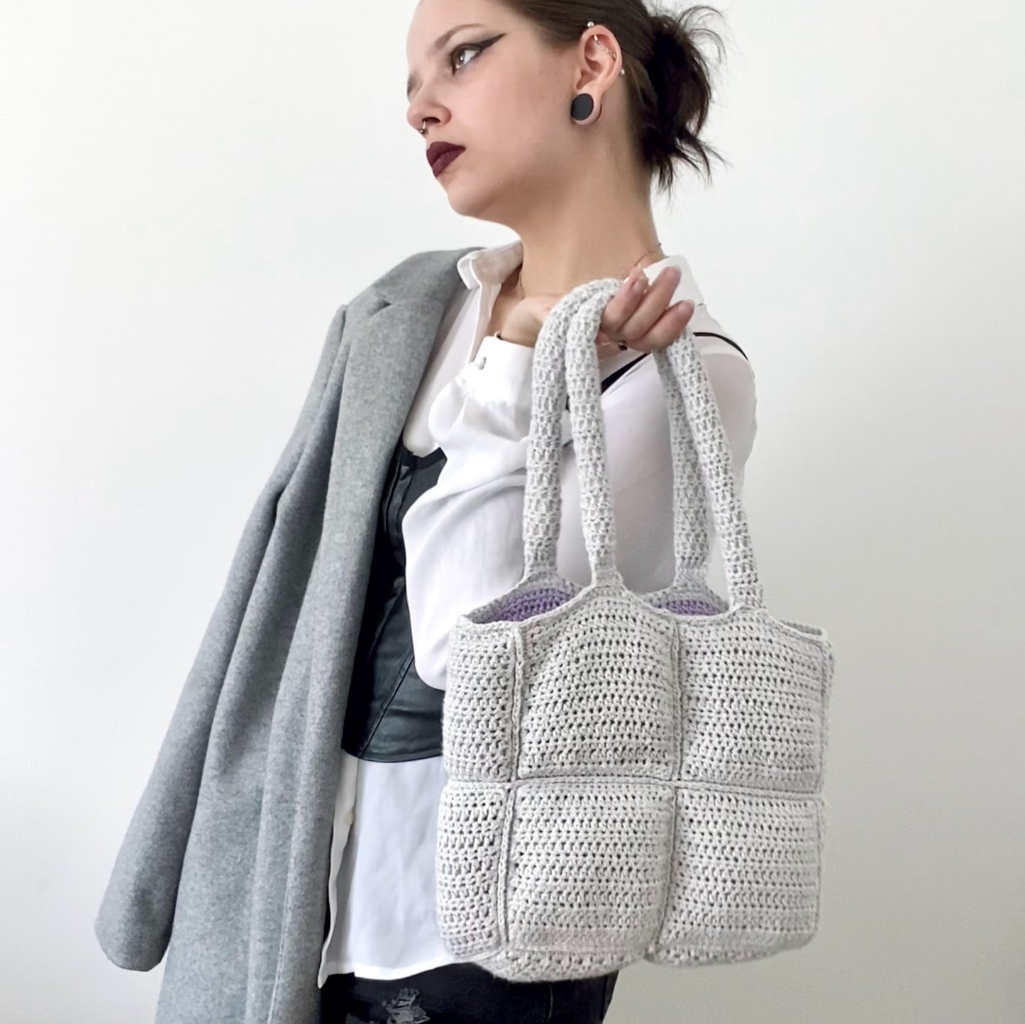 Puff Puff Tote Bag Crochet Pattern