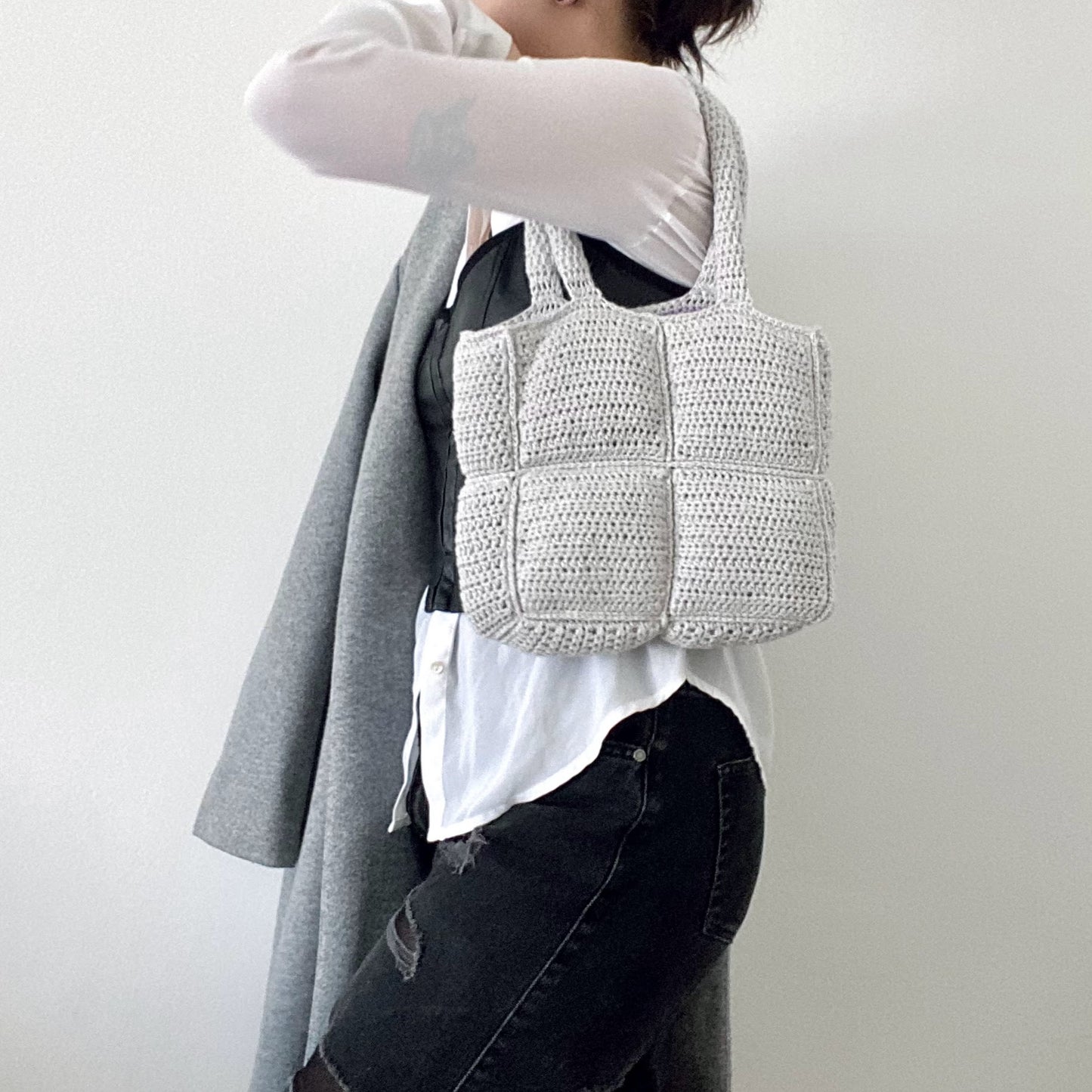 Puff Puff Tote Bag Crochet Pattern