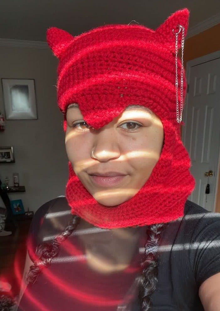 Heart of Darkness Balaclava Crochet Pattern