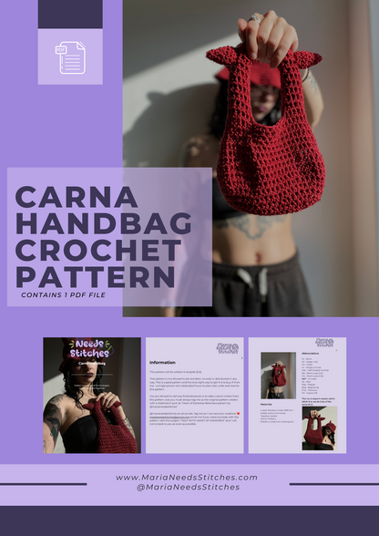 Carna Handbag Crochet Pattern