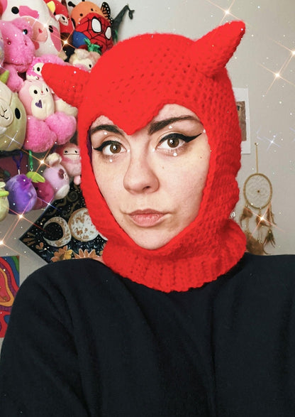 Heart of Darkness Balaclava Crochet Pattern