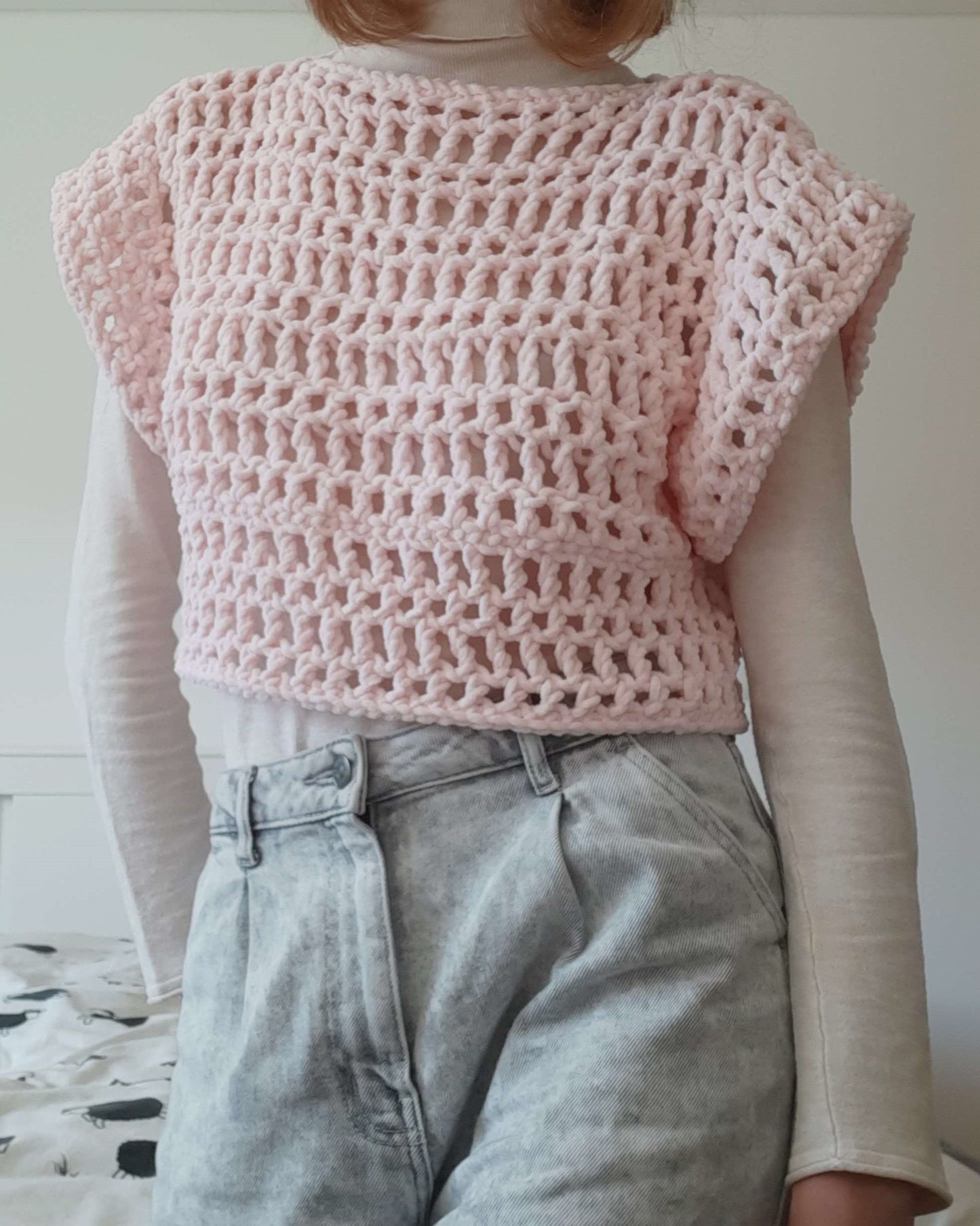 No Bars Pullover Crochet Pattern (ENG)